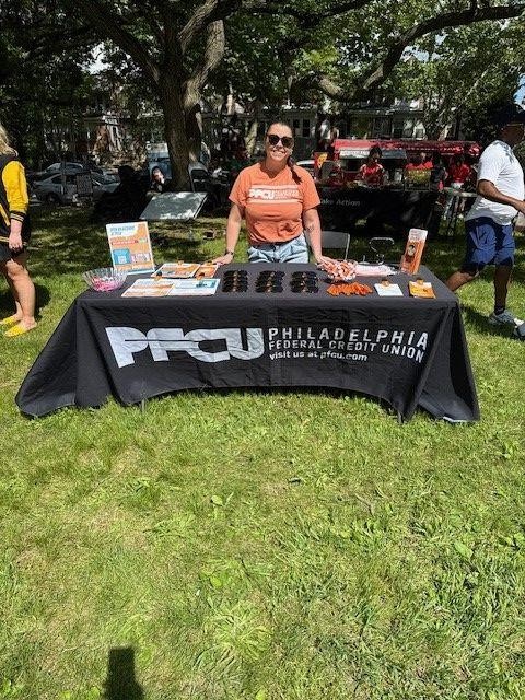 Shannon Lutz, PFCU’s Business Development Specialist, participated in the Community in Action Festival hosted by Tynicia Wilson, helping provide financial resources and support to attendees.