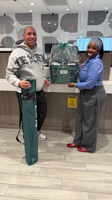 Glenside Branch New Account Promotion Winner