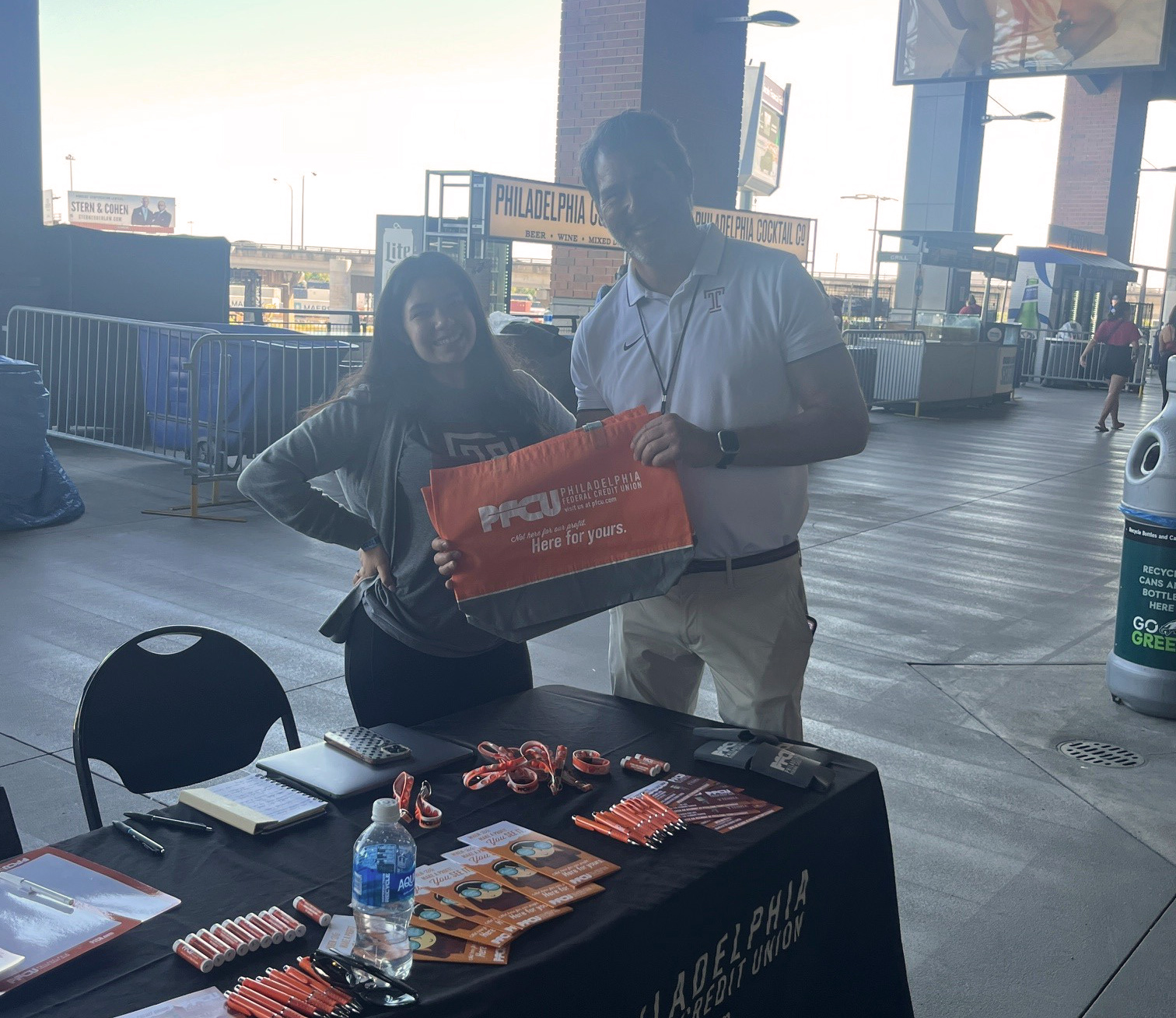 Temple University Men’s Football Game Tabling